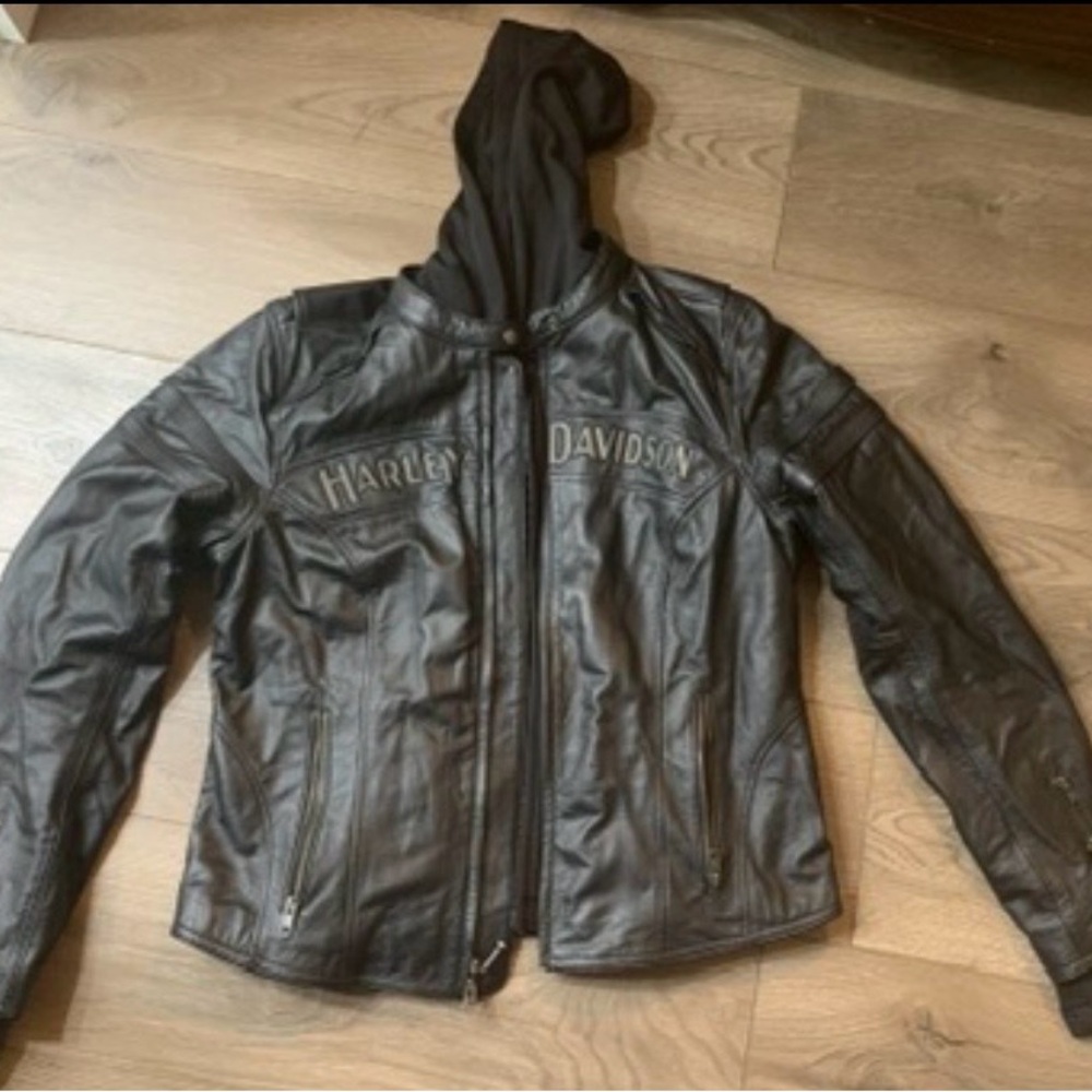 Harley-Davidson Women's Miss Enthusiast 3-in-1 Leather Riding Jacket